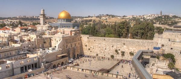 The Western Wall and Dome of the rock in the old city of Jerusalem The Western Wall and Dome of the rock in the old city of Jerusalem - Sputnik International
