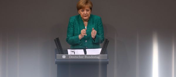 German Chancellor Angela Merkel addresses the German lower house of parliament Bundestag in Berlin, Germany, June 28, 2018 German Chancellor Angela Merkel addresses the German lower house of parliament Bundestag in Berlin, Germany, June 28, 2018 - Sputnik International