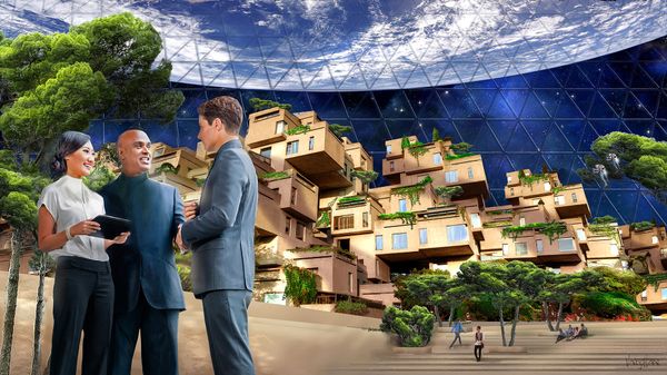 Concept of the first-ever space state of Asgardia Concept of the first-ever space state of Asgardia - Sputnik International