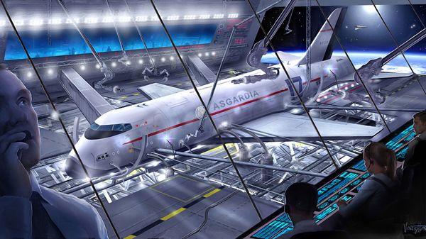 Concept of the first-ever space state of Asgardia Concept of the first-ever space state of Asgardia - Sputnik International
