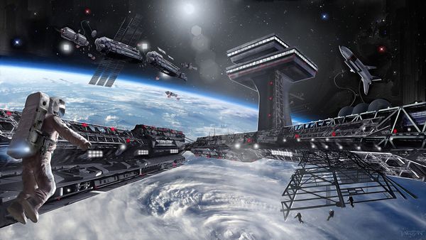 Concept of the first-ever space state of Asgardia Concept of the first-ever space state of Asgardia - Sputnik International