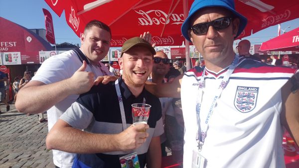  Fans ahead of England-Belgium match in Kaliningrad - Sputnik International