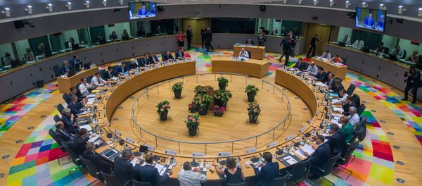 EU leaders take part in a European Union summit in Brussels, Belgium June 28, 2018. - Sputnik International