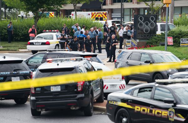 Police respond to a shooting in Annapolis, Maryland, June 28, 2018 - Sputnik International