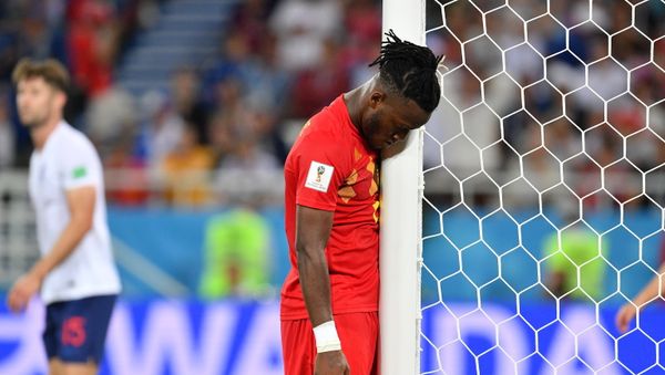 Belgium's Michy Batshuayi during the World Cup Group G soccer match between England and Belgium at the Kaliningrad Stadium, in Kaliningrad, Russia, June 28, 2018 - Sputnik International