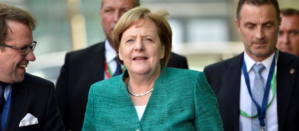 German Chancellor Angela Merkel arrives at a European People's Party (EPP) meeting ahead of a EU summit in Brussels, Belgium June 28, 2018 German Chancellor Angela Merkel arrives at a European People's Party (EPP) meeting ahead of a EU summit in Brussels, Belgium June 28, 2018 - Sputnik International
