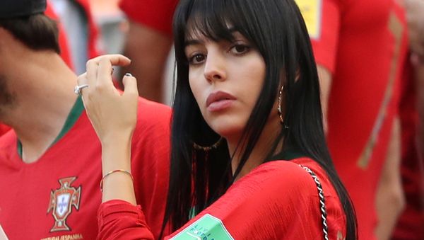 World Cup - Group B - Portugal vs Morocco - Luzhniki Stadium, Moscow, Russia - June 20, 2018 Georgina Rodriguez, girlfriend of Portugal's Cristiano Ronaldo, after the match - Sputnik International