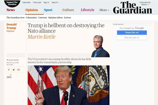 Screengrab of the The Guardian piece. Screengrab of the The Guardian piece. - Sputnik International