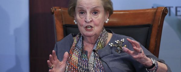 Former U.S. Secretary of State Madeleine Albright speaks about the current situation in the Korean penisula and northeast Asia at a forum in Washington, Monday, Sept. 25, 2017 Former U.S. Secretary of State Madeleine Albright speaks about the current situation in the Korean penisula and northeast Asia at a forum in Washington, Monday, Sept. 25, 2017 - Sputnik International