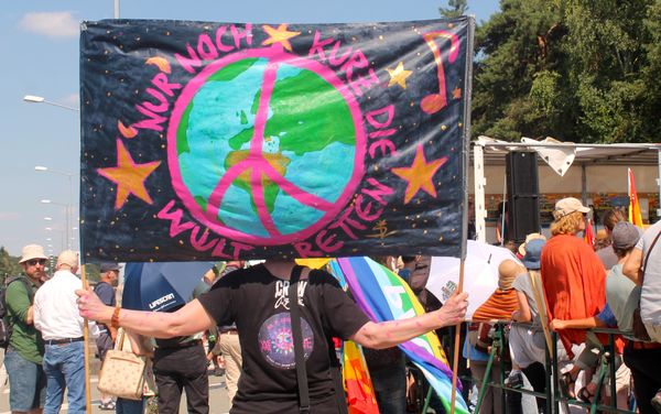 On the scene at Saturday's protest. - Sputnik International