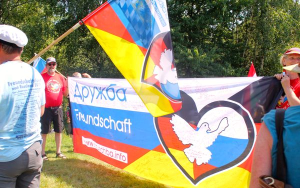 On the scene at Saturday's protest. - Sputnik International