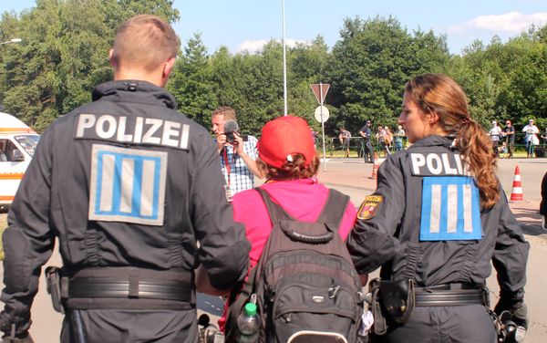 On the scene at Saturday's protest. - Sputnik International