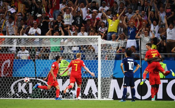 FIFA World Cup Round of 16 match between Belgium and Japan at the Rostov Arena, in Rostov-on-Don, Russia, July 2, 2018. FIFA World Cup Round of 16 match between Belgium and Japan at the Rostov Arena, in Rostov-on-Don, Russia, July 2, 2018. - Sputnik International