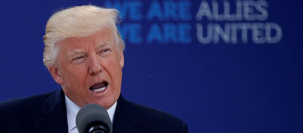 US President Donald Trump delivers remarks at the start of the NATO summit at their new headquarters in Brussels, Belgium US President Donald Trump delivers remarks at the start of the NATO summit at their new headquarters in Brussels, Belgium - Sputnik International