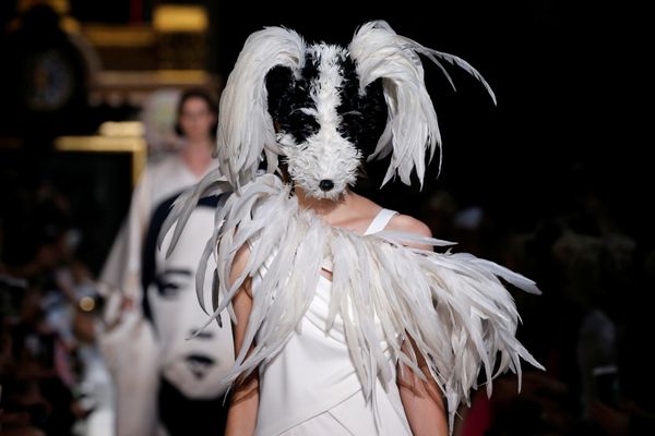 Schiaparelli's Model at Paris Haute Couture Fashion Week - Sputnik International