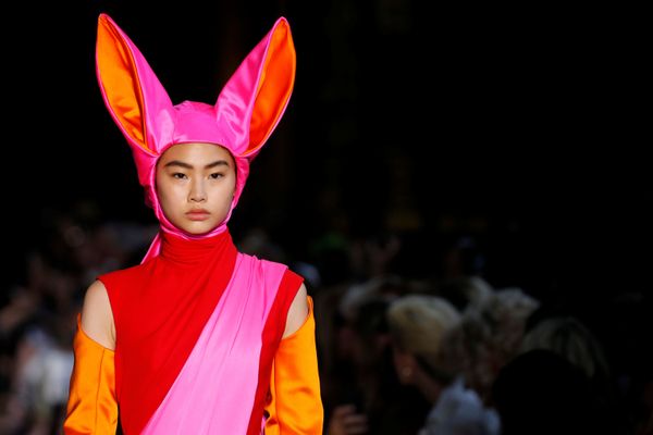 Schiaparelli's Model at Paris Haute Couture Fashion Week - Sputnik International