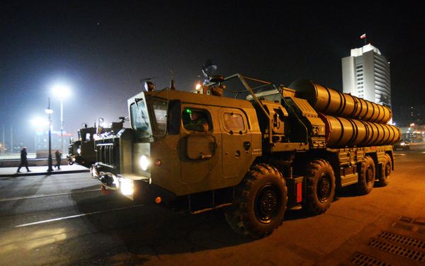 An S-400 air defense missile system An S-400 air defense missile system - Sputnik International