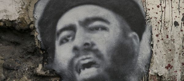 Painted portrait of Abu Bakr al-Baghdadi Painted portrait of Abu Bakr al-Baghdadi - Sputnik International