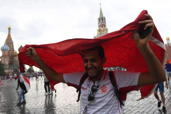 2018 FIFA World Cup's guests on Moscow's Red Square - Sputnik International