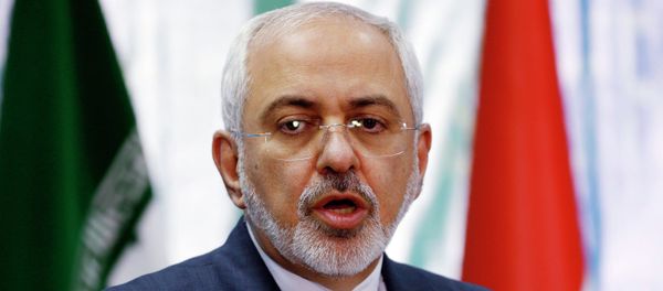 Iranian Foreign Minister Mohammad Javad Zarif speaks during a news conference with Iraqi Foreign Minister - Sputnik International