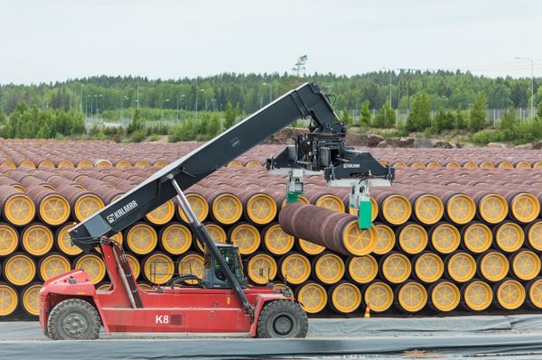 Storage of the concrete weight coated pipes Storage of the concrete weight coated pipes - Sputnik International