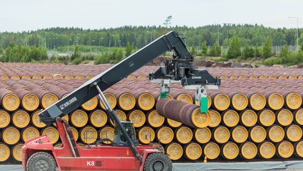 Storage of the concrete weight coated pipes - Sputnik International