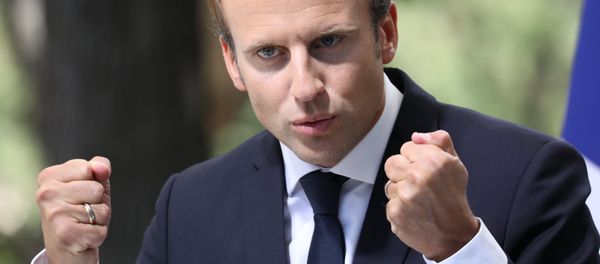Emmanuel Macron, presidente de Francia Emmanuel Macron, presidente de Francia - Sputnik International