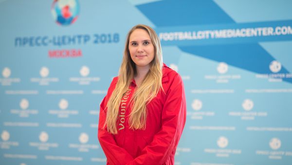 Julia Ivanova, FIFA 2018 World Cup volunteer From the United States - Sputnik International