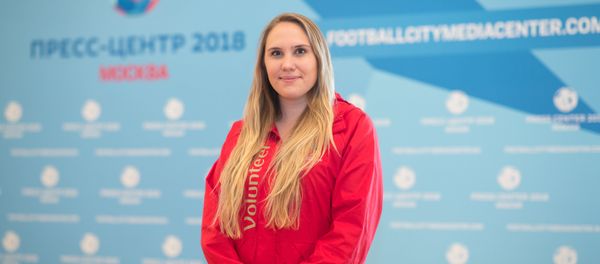 Julia Ivanova, FIFA 2018 World Cup volunteer From the United States Julia Ivanova, FIFA 2018 World Cup volunteer From the United States - Sputnik International