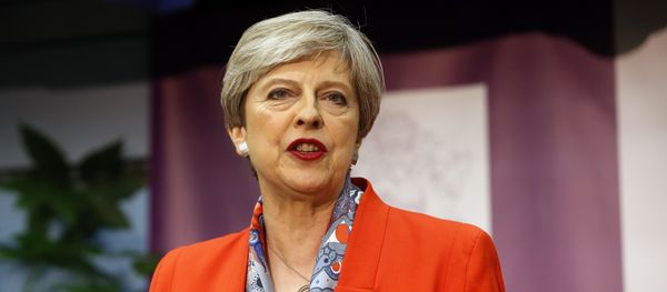 Britain's Prime Minister Theresa May speaks after the declaration at her constituency is made for in the general election in Maidenhead, England, Friday, June 9, 2017. - Sputnik International