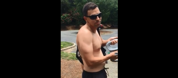 North Carolina man calls cops on black woman entering community pool and demands that she show her ID to enter the grounds. North Carolina man calls cops on black woman entering community pool and demands that she show her ID to enter the grounds. - Sputnik International