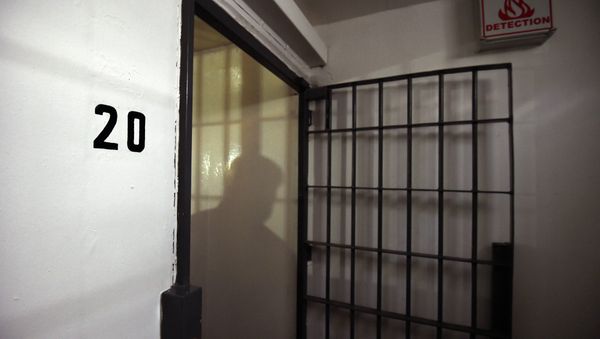 View of the cell in the Almoloya prison where Joaquin Guzman Loera El Chapo Guzman was and from which he escaped through a tunnel, on July 15, 2015 in Almoloya de Juarez, Mexico. - Sputnik International