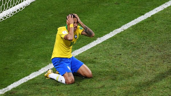Neymar during World Cup's quarterfinals match between Brazil and Belgium in Kazan - Sputnik International