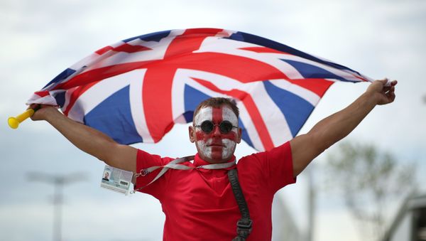 A fan of the England team. - Sputnik International