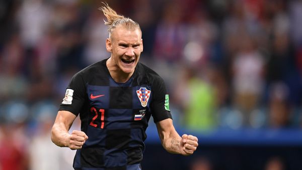 Croatian defender Domagoj Vida during the Russia vs Croatia match in Sochi on July 7 - Sputnik International