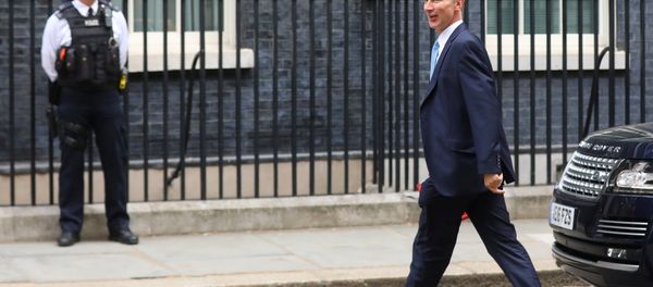 Britain's Secretary of State for Foreign and Commonwealth Affairs Jeremy Hunt arrives in Downing Street for this morning's cabinet meeting in Westminster, London, Britain, July 10, 2018 Britain's Secretary of State for Foreign and Commonwealth Affairs Jeremy Hunt arrives in Downing Street for this morning's cabinet meeting in Westminster, London, Britain, July 10, 2018 - Sputnik International
