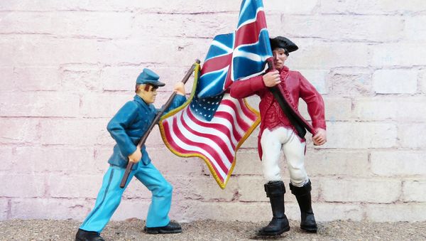UK and US toy soldiers UK and US toy soldiers - Sputnik International
