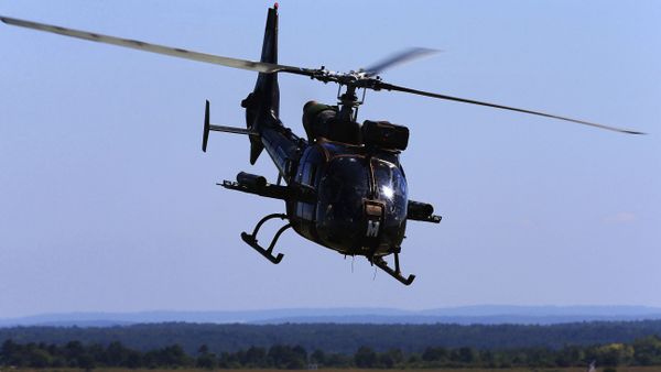 A French army Gazelle helicopter participates on June 26, 2018, during military manoeuvres at the Combined Armed Forces Shooting Training Center (CETIA-S) in Suippes, eastern France. - Sputnik International