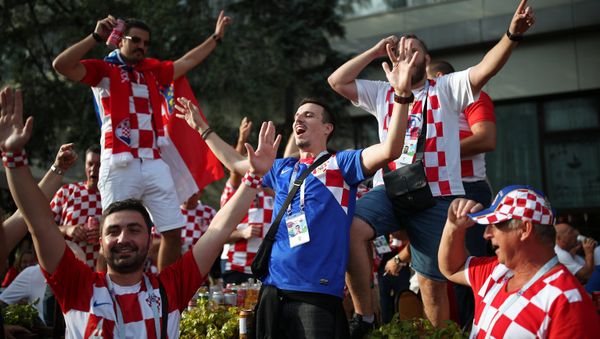 Football Fans Arriving at Luzhniki Stadium For England-Croatia Match Football Fans Arriving at Luzhniki Stadium For England-Croatia Match - Sputnik International