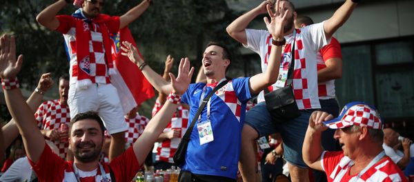 Football Fans Arriving at Luzhniki Stadium For England-Croatia Match Football Fans Arriving at Luzhniki Stadium For England-Croatia Match - Sputnik International