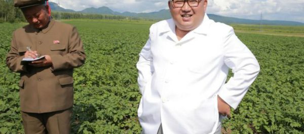 Kim Jong Un Visits Farm - Sputnik International