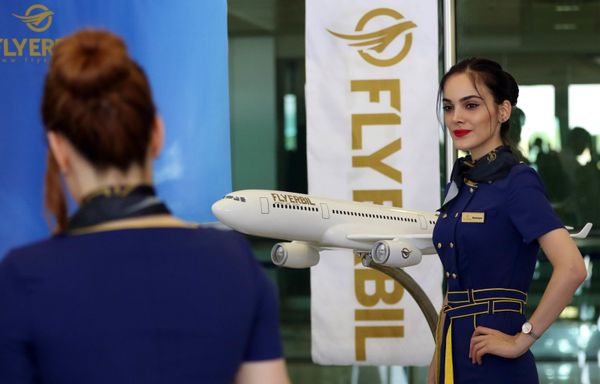Attendants working for the only Kurdish Iraqi company Fly Erbil - Sputnik International