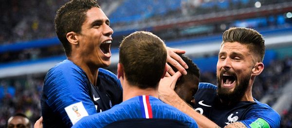 France team during World Cup 2018 - Sputnik International