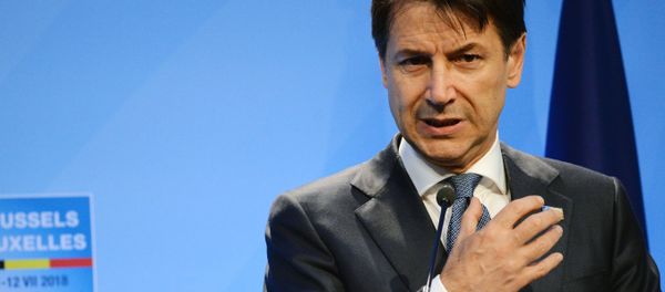 Prime Minister of Italy Giuseppe Conte at the NATO summit of heads of state and government, Brussels Prime Minister of Italy Giuseppe Conte at the NATO summit of heads of state and government, Brussels - Sputnik International