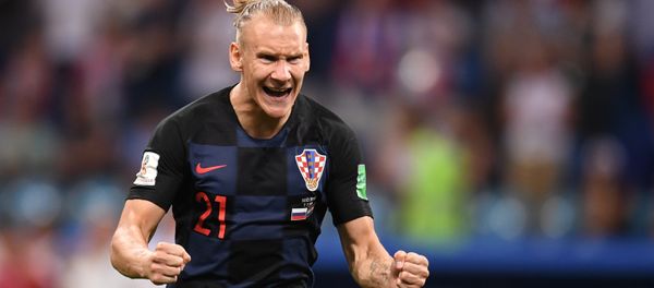 Domagoj Vida (Croatia) during a series of after match penalties in a match of a quarterfinal of the FIFA World Cup between Russian and Croatia  national teams - Sputnik International