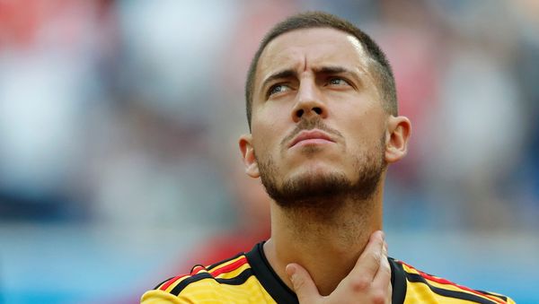 Soccer Football - World Cup - Third Place Play Off - Belgium v England - Saint Petersburg Stadium, Saint Petersburg, Russia - July 14, 2018 Belgium's Eden Hazard - Sputnik International