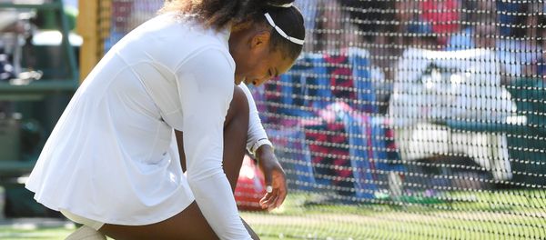 Tennis - Wimbledon - All England Lawn Tennis and Croquet Club, London, Britain - July 14, 2018. Serena Williams of the U.S. reacts during the women's singles final against Germany's Angelique Kerber - Sputnik International