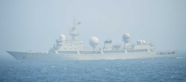 Chinese People’s Liberation Army Navy (PLAN) Type 815 Dongdiao-class surveillance vessel Chinese People’s Liberation Army Navy (PLAN) Type 815 Dongdiao-class surveillance vessel - Sputnik International