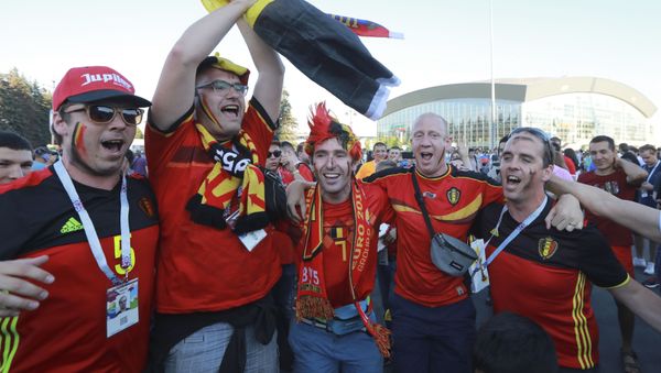 Soccer Football - World Cup - Third Place Play Off - Belgium v England - Saint Petersburg Stadium, Saint Petersburg, Russia - July 14, 2018. Soccer Football - World Cup - Third Place Play Off - Belgium v England - Saint Petersburg Stadium, Saint Petersburg, Russia - July 14, 2018. - Sputnik International