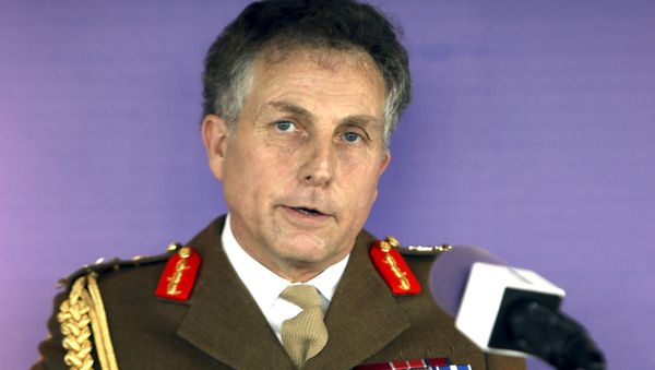 In this Jan. 10, 2017 file photo, British Army chief General Nick Carter makes a speech during the launch of the army's leadership doctrine at the BT Tower in central London - Sputnik International